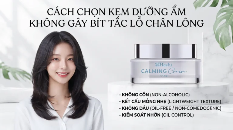 Cách Chọn Kem Dưỡng Ẩm Không Gây Bít Tắc Lỗ Chân Lông