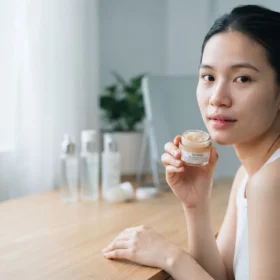 Cách Dùng Mặt Nạ Ngủ Cho Môi Tại Nhà Với Hũ Dưỡng Trên Khay