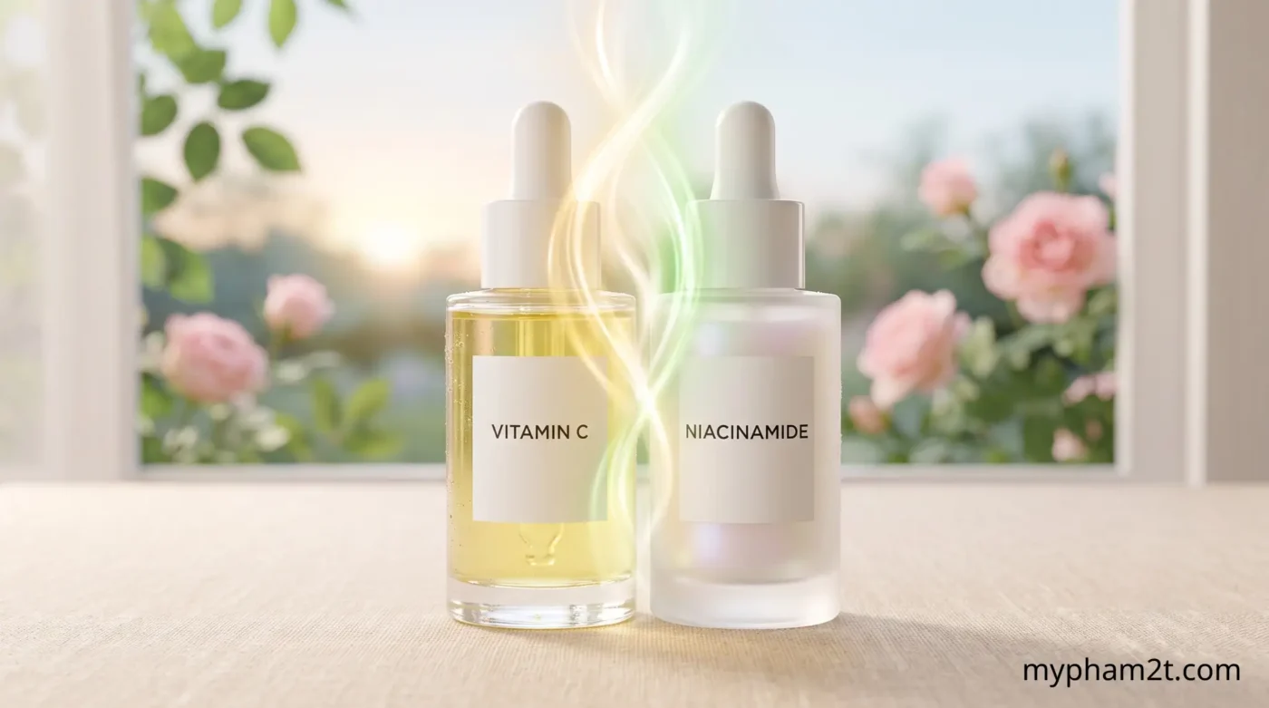 Bộ Đôi Serum Hỗ Trợ Cách Kết Hợp Vitamin C Và Niacinamide An Toàn Tại Nhà