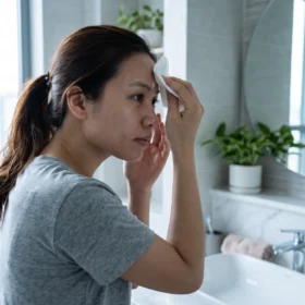 Cách Kiểm Soát Dầu Thừa Hiệu Quả Trong Mùa Hè Bằng Cách Thấm Dầu Nhẹ Nhàng Vùng Tzone