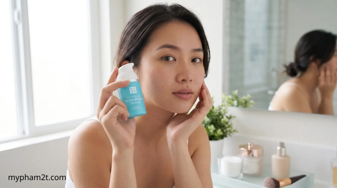 Cách Ngăn Ngừa Mụn Do Đeo Khẩu Trang: Phác Đồ 5 Bước Cho Da Dầu Mụn 1 Cách Ngăn Ngừa Mụn Do Đeo Khẩu Trang Với Serum Heshi