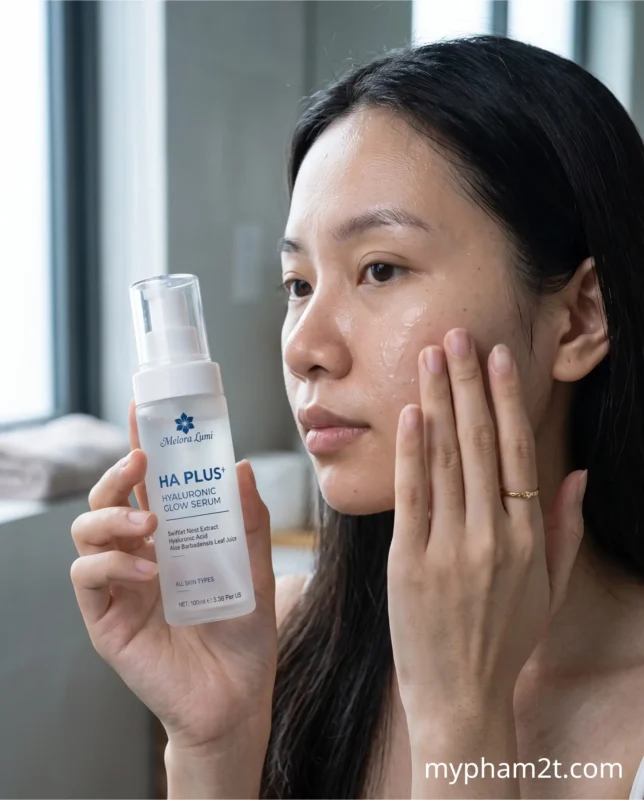 Cách Thoa Hyaluronic Acid Trên Nền Da Ẩm