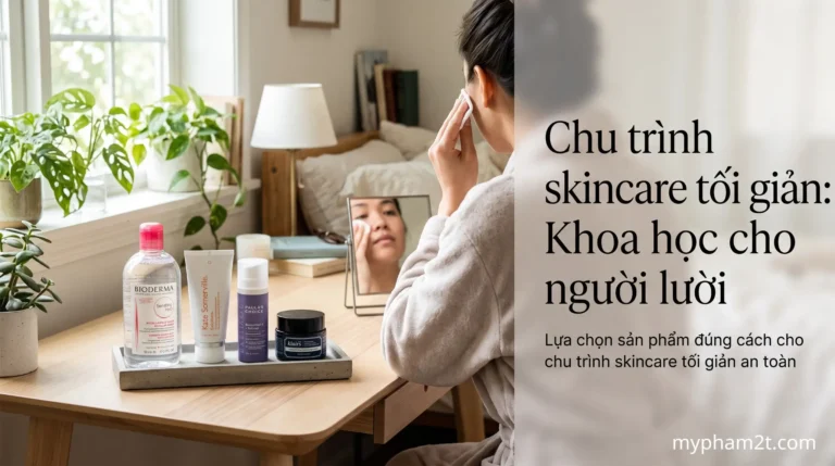 Khoa Học Đằng Sau Chu Trình Skincare Tối Giản Khi Bạn Kiệt Sức