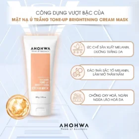 Mặt Nạ Ủ Mặt Nạ Ủ Ahohwa Có Tốt Không? Hình Ảnh Infographic Tổng Hợp 3 Công Dụng Vượt Bậc: Ức Chế Melanin, Mờ Thâm Nám Và Chống Oxy Hóa.