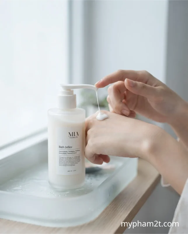 Cách Dưỡng Trắng Và Cấp Ẩm Da Body Mùa Hè Chỉ 5 Bước 8 Lớp Lotion Cấp Ẩm Da Body Mỏng Đều Trên Mu Bàn Tay