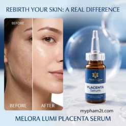 Hiệu Quả Trước Và Sau Khi Sử Dụng Serum Tế Bào Gốc Melora Lumi Placenta Dưỡng Trắng Làm Mịn Da