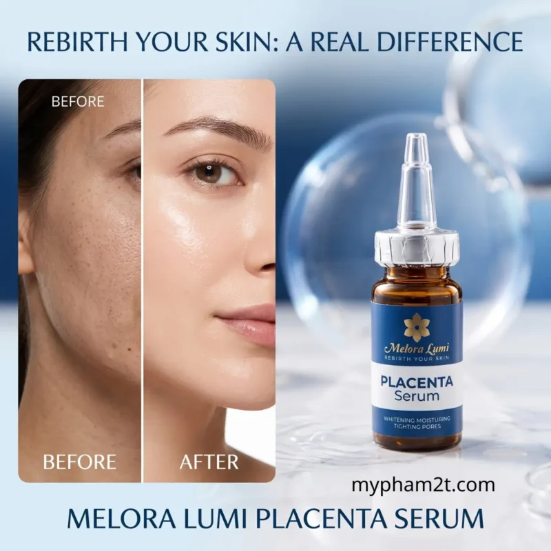 Serum Tế Bào Gốc Melora Lumi Placenta Bí Quyết Tái Tạo Và Dưỡng Trắng Da Hoàn Hảo 11 Hiệu Quả Trước Và Sau Khi Sử Dụng Serum Tế Bào Gốc Melora Lumi Placenta Dưỡng Trắng Làm Mịn Da