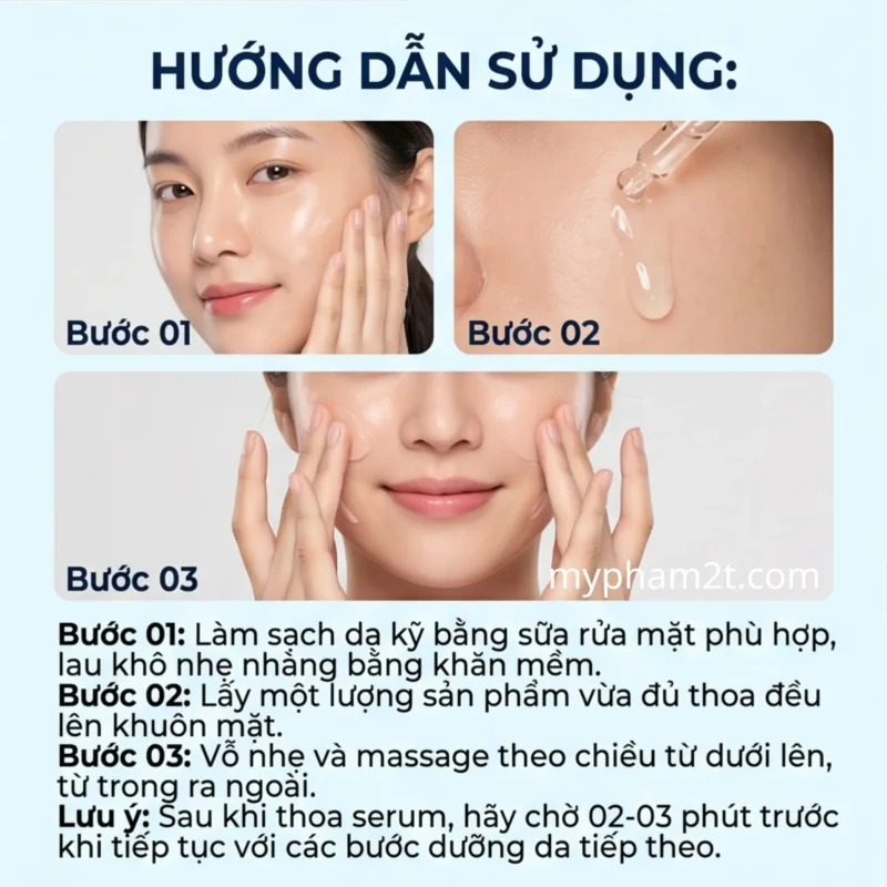 Ha Plus+ Hyaluronic Glow Serum 10 Hướng Dẫn Các Bước Thoa Serum Ha Plus Chuẩn Quy Trình Chăm Sóc Da