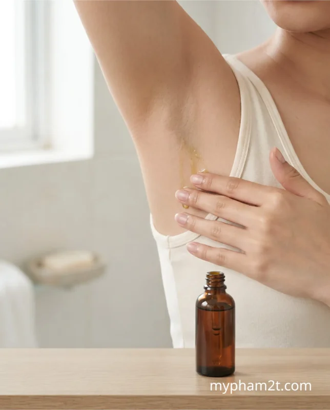 Hướng Dẫn Thoa Dầu Cyperus Rotundus Tẩy Lông Sau Khi Wax