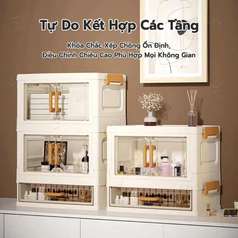 Cách Sắp Xếp Bàn Trang Điểm Và Mỹ Phẩm Khoa Học Tối Ưu Không Gian Và Bảo Vệ Làn Da 4 Kệ Mỹ Phẩm Đa Năng