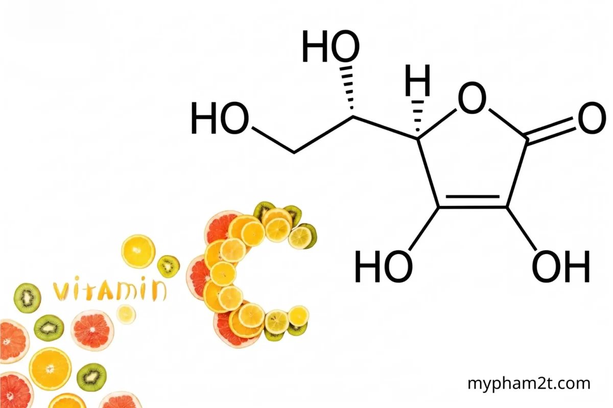 Cấu Trúc Hóa Học Của Vitamin C Nguyên Bản LAscorbic Acid.