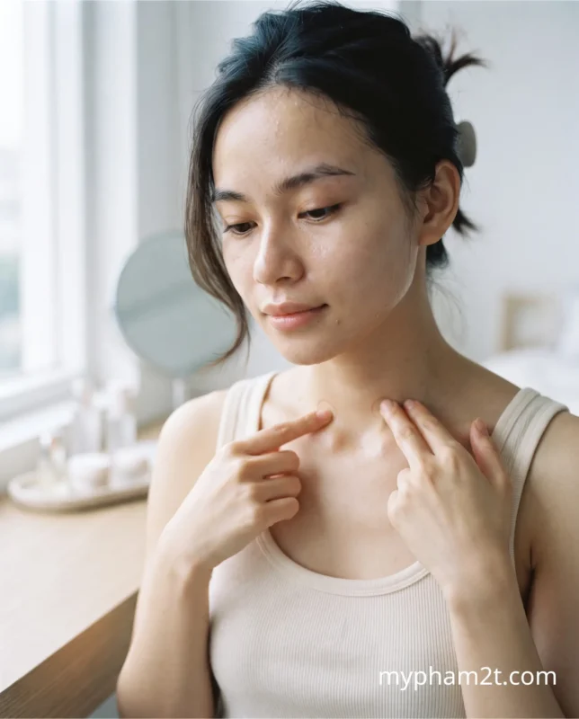 Cách Massage Mặt Nâng Cơ Và Tăng Tuần Hoàn Máu Tại Nhà 2 Massage Vùng Cổ Và Xương Đòn Trước Khi Nâng Cơ Mặt