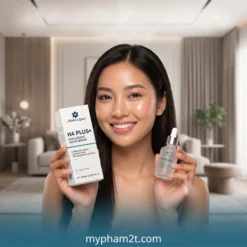 Kết Cấu Tinh Chất Serum Ha Melora Lumi Mỏng Nhẹ Thẩm Thấu Nhanh