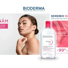 Nước Tẩy Trang Bioderma Sensibio H2O Nắp Hồng Diện Mạo Mới Với Công Thức Nguyên Bản Không Đổi.