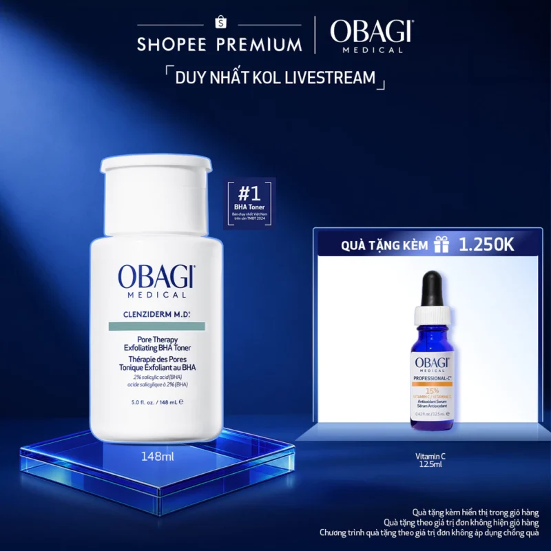 Toner Bha Giảm Mụn Obagi Có Tốt Không? Review Chi Tiết 6 Obagi Bha Chính Hãng 148Ml Trên Shopee Kèm Thông Tin Dung Tích