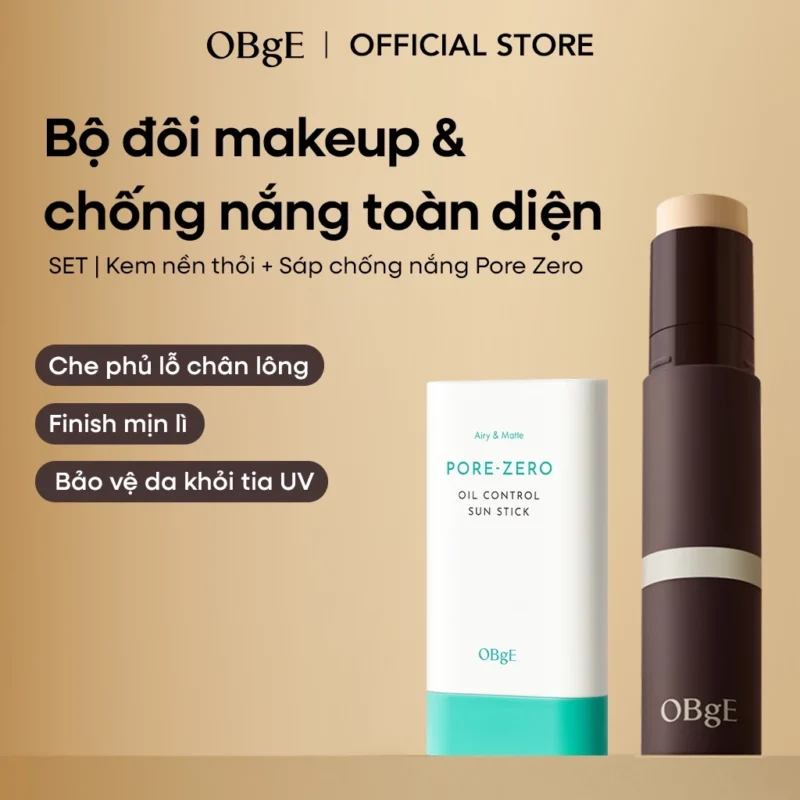 Cách Bôi Kem Chống Nắng Dạng Thỏi Cho Đủ Spf Michelle Wong 5 Obge PoreZero Oil Control Sun Stick Finish Lì Kiềm Dầu