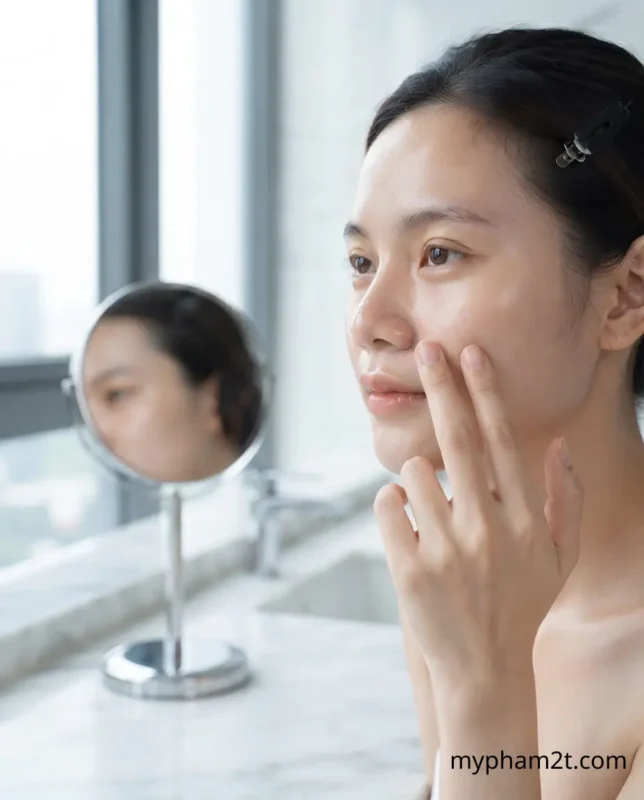 Phân Biệt Thâm Mụn Đỏ Và Thâm Mụn Đen Dưới Ánh Sáng Cửa Sổ