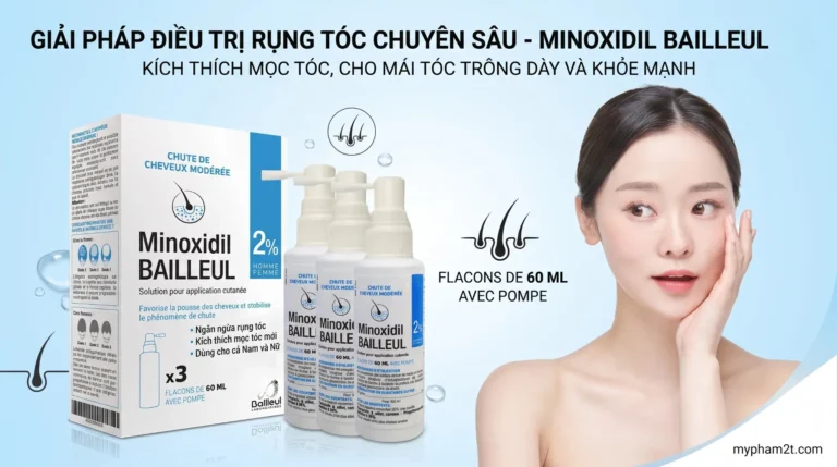 Giải Mã Xịt Mọc Tóc Minoxidil Bailleul Cứu Tinh Cho Mái Tóc Thưa Rụng