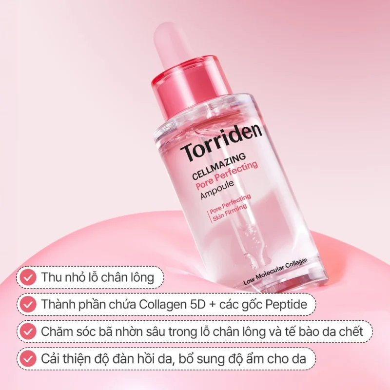 Serum Torriden Có Tốt Không Sau Khi Mình Dùng Thử 4 Serum Cellmazing Pore Perfecting Ampoule Collagen 5D Của Torriden