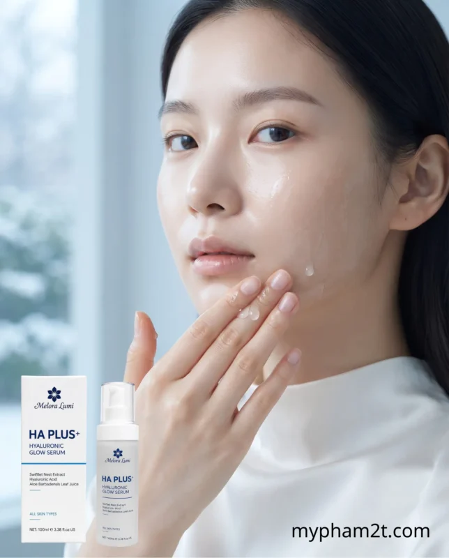 Dưỡng Ẩm Trước Khi Đánh Nền Bằng Serum Hyaluronic Acid Mỏng