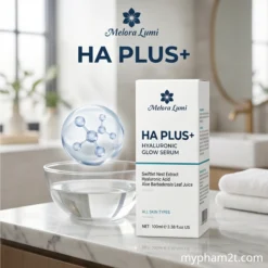 Chai Tinh Chất Dưỡng Ẩm Ha Plus Hyaluronic Glow Serum Melora Lumi