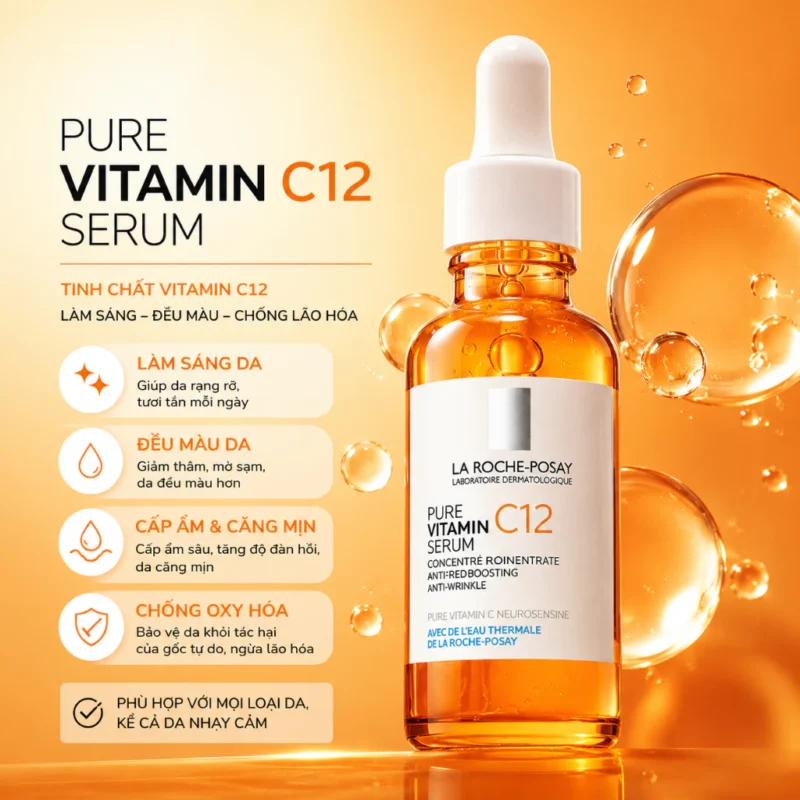 Cách Chọn Đúng Dòng Vitamin C Cho Da Nhạy Cảm Tại Nhà 5 Serum Pure Vitamin C12 Làm Sáng Da, Đều Màu, Cấp Ẩm Căng Mịn Và Chống Oxy Hóa, Dùng Được Cho Da Nhạy Cảm