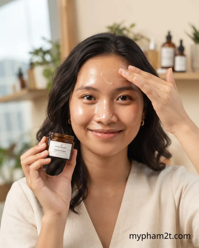Skincare Trước Makeup Cho Da Dầu Vùng T Và Cấp Ẩm Vùng Má