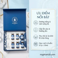 Ưu Điểm Nổi Bật Của Serum Tế Bào Gốc Melora Lumi Placenta Quy Cách 6 Lọ X 10Ml