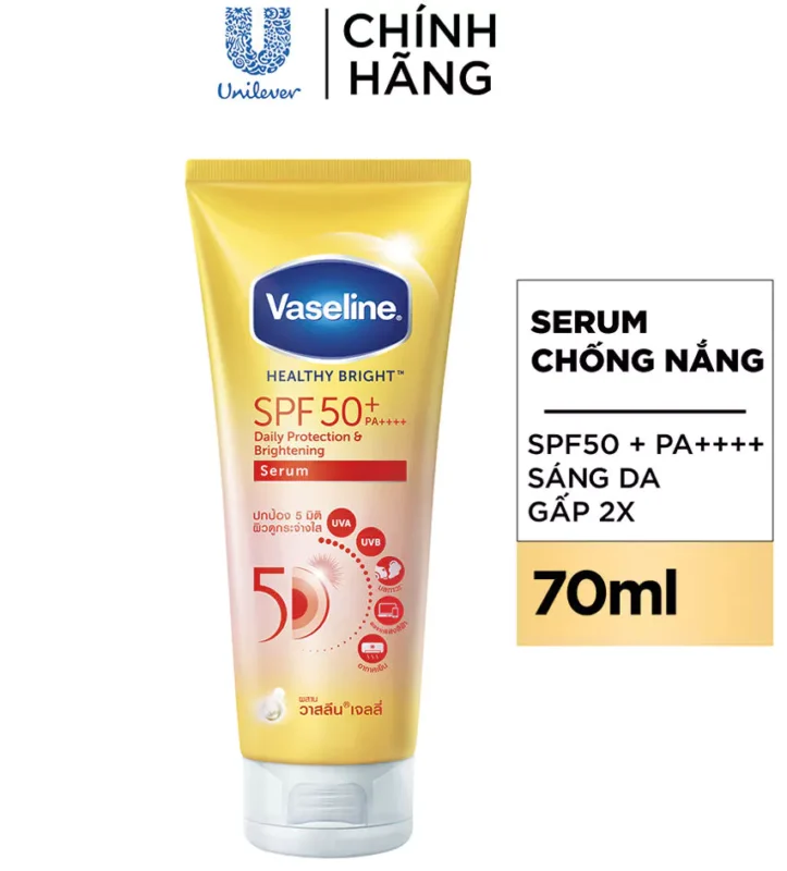 Cách Dưỡng Trắng Và Cấp Ẩm Da Body Mùa Hè Chỉ 5 Bước 4 Tuýp Serum Chống Nắng Body Vaseline Healthy Bright Spf 50 Pa++++ Dùng Ban Ngày Khi Dưỡng Trắng Và Cấp Ẩm Da Body