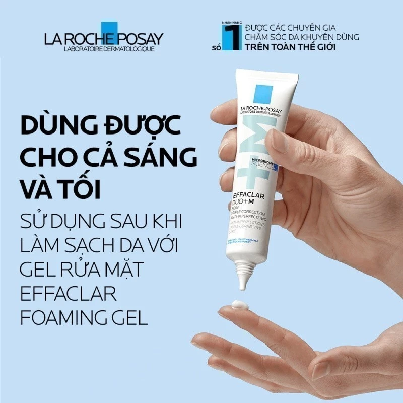 Review Kem Giảm Mụn La RochePosay Effaclar Duo+M Có Tốt Không? 4 Hướng Dẫn Sử Dụng Kem Giảm Mụn La RochePosay Effaclar Duo+M Sáng Và Tối