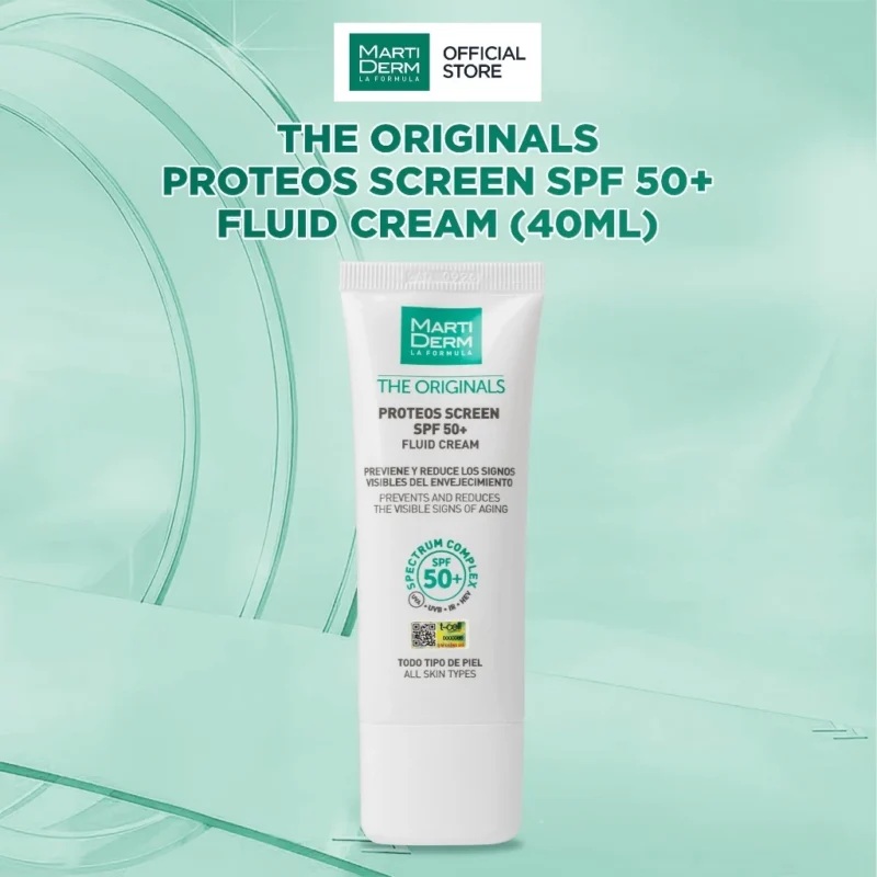 Top 5 Kem Chống Nắng Cho Da Treatment Tốt Nhất Chuẩn Y Khoa Tại Spa 9 Kem Chống Nắng Martiderm The Originals Proteos Screen Spf 50+ Fluid Cream (40Ml)