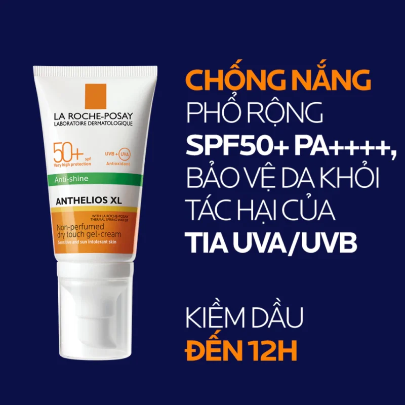Top 5 Kem Chống Nắng Cho Da Treatment Tốt Nhất Chuẩn Y Khoa Tại Spa 10 Kem Chống Nắng Nâng Tone Cho Da Dầu La RochePosay Anthelios Xl Spf50+ Pa++++ 50Ml