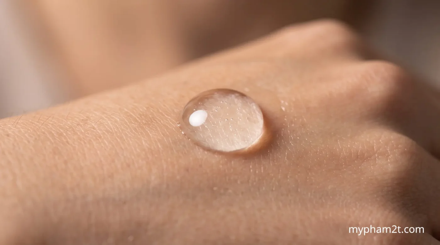Kết Cấu Lỏng Nhẹ, Thẩm Thấu Nhanh Của Serum Phục Hồi Heshi Trên Da Tay.