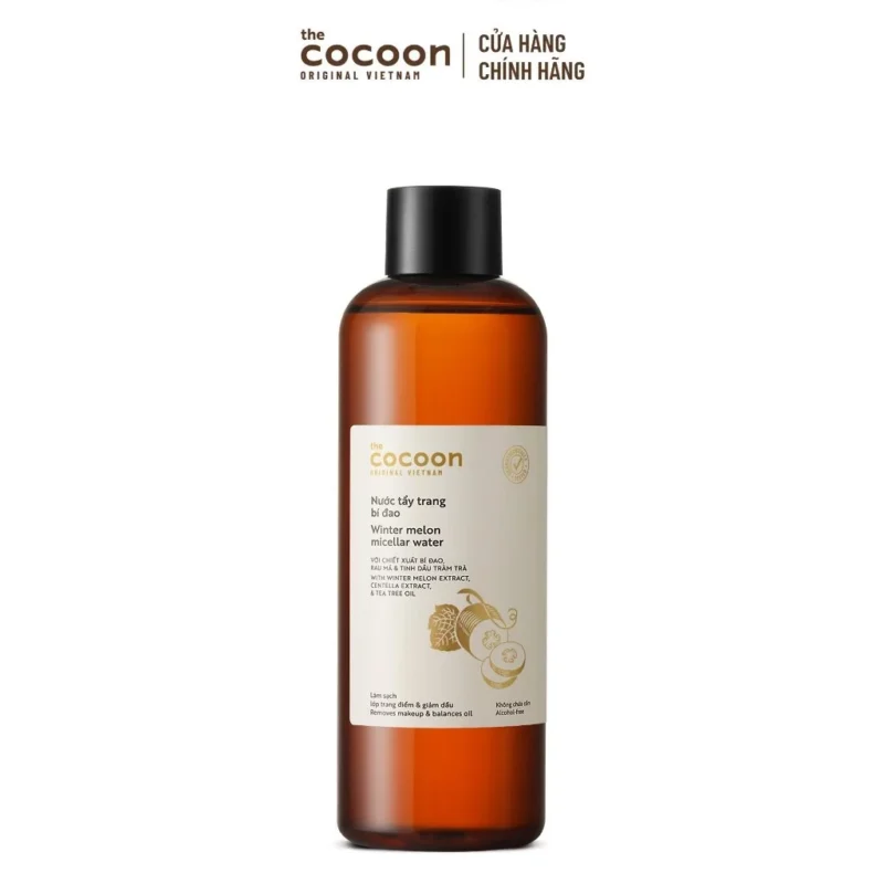 Chai Nước Tẩy Trang Bí Đao Cocoon 500Ml Chính Hãng Cho Da Dầu Mụn