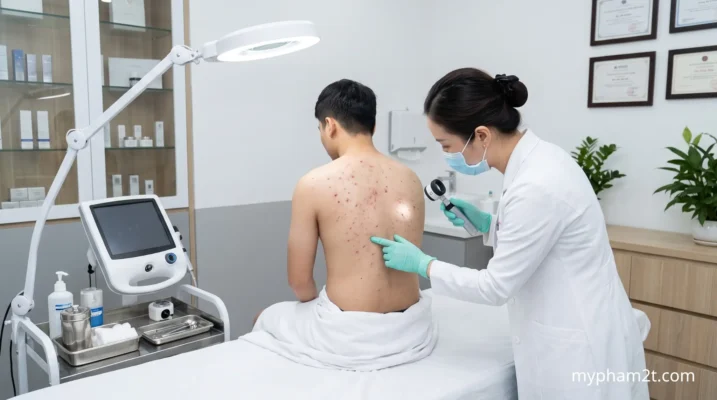 Quy Trình Xử Lý Mụn Lưng Chuẩn Y Khoa Tại Spa