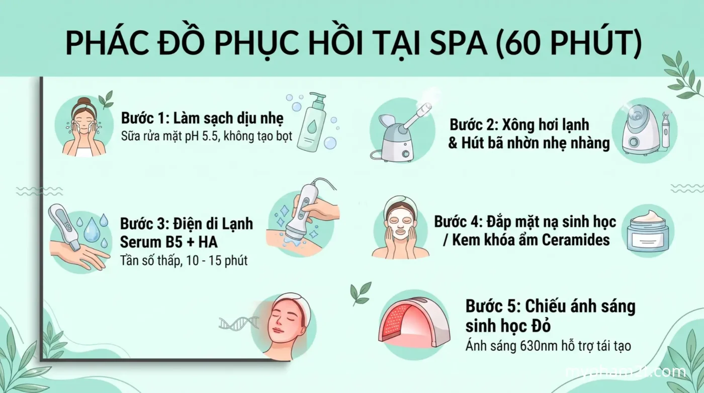 Phác Đồ Phục Hồi Tại Spa (60 Phút)