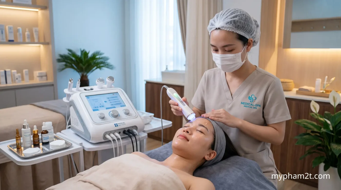 Điện Di Tinh Chất Tầng Sâu &Amp; Nguyên Lý Tối Ưu Hóa Máy Điện Di Cho Da Lão Hóa 2 Điện Di Tinh Chất Quy Trình Chuẩn Y Khoa Tại Spa