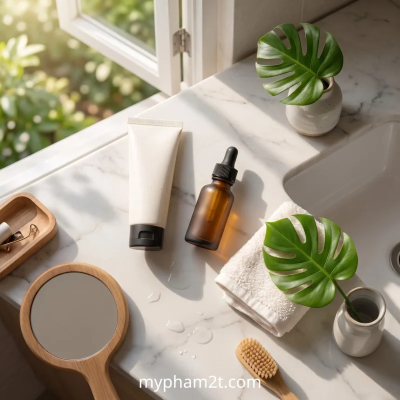 Bộ Sản Phẩm Skincare Và Kem Chống Nắng Cho Da Treatment Cho Da Nhạy Cảm