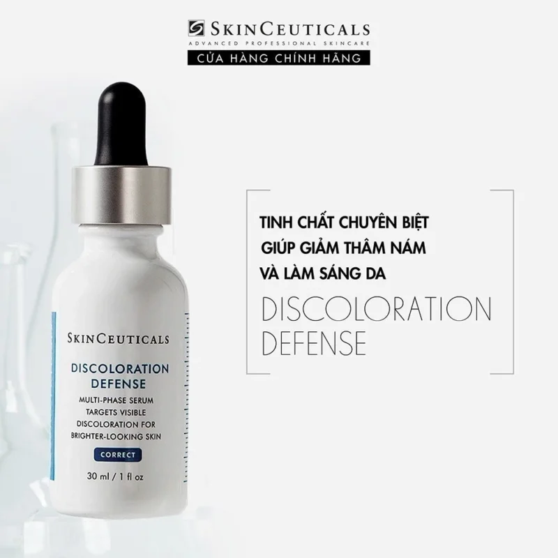 Dưỡng Chất Hỗ Trợ Làm Mờ Vết Nám, Làm Sáng Và Đều Màu Da Skin Ceuticals Discoloration Defense 30Ml
